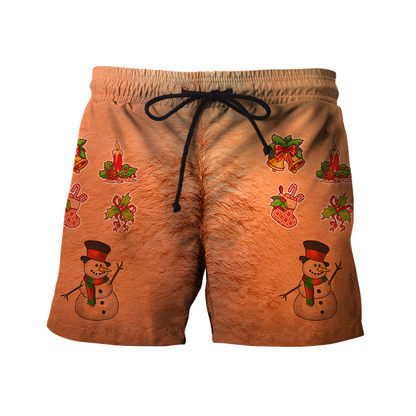 Real Skin Christmas Accessories All Over Printed Pi081001-Apparel-HP Arts-Shorts-S-Vibe Cosy™