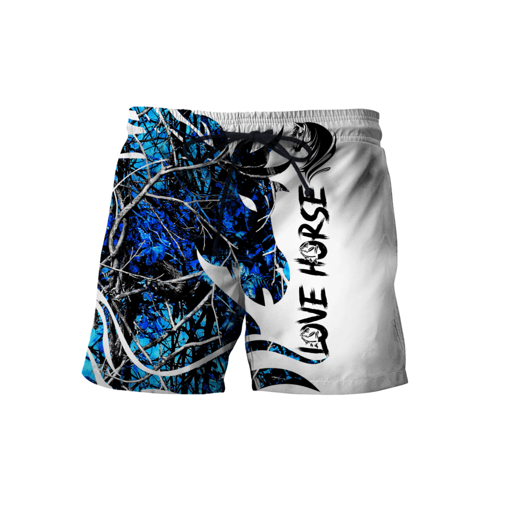 Beautiful Horse 3D All Over Printed shirt for Men and Women Pi060101-Apparel-NNK-Shorts-S-Vibe Cosy™