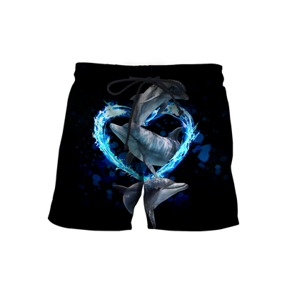 Dolphin 3d hoodie shirt for men and women HG HAC180301-Apparel-HG-Shorts-S-Vibe Cosy™