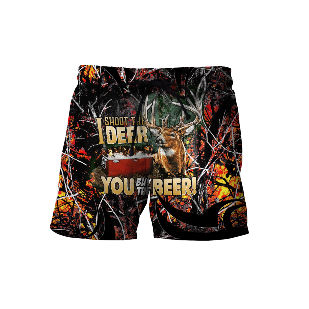 I shoot the Deer You buy the Beer 3D All Over Print Hoodie MH2209202
