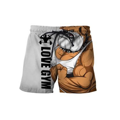 Gym dog 3d all over printed for man and women QB05292003-Apparel-PL8386-Shorts-S-Vibe Cosy™