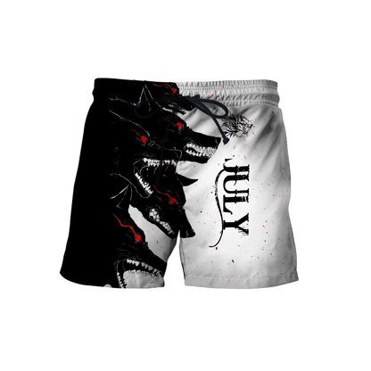 The Dark Wolf July 3D All Over Printed Unisex Deluxe Hoodie ML