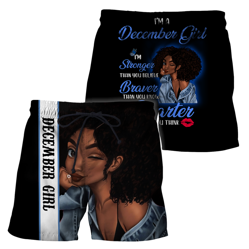 December Girl 3D All Over Printed Shirts For Women