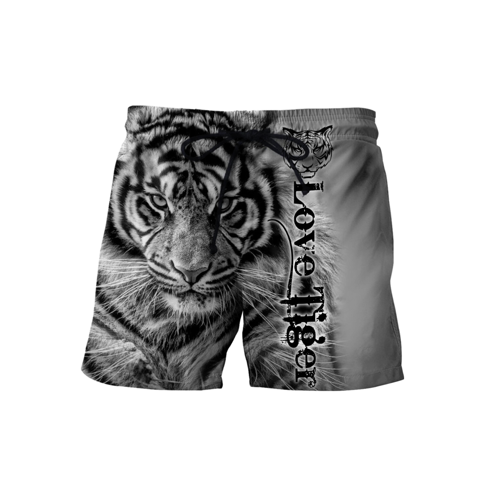 Tiger 3D All Over Printed Shirts For Men & Women-Apparel-TA-Shorts-S-Vibe Cosy™