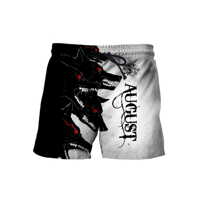 The Dark Wolf August 3D All Over Printed Unisex Deluxe Hoodie ML