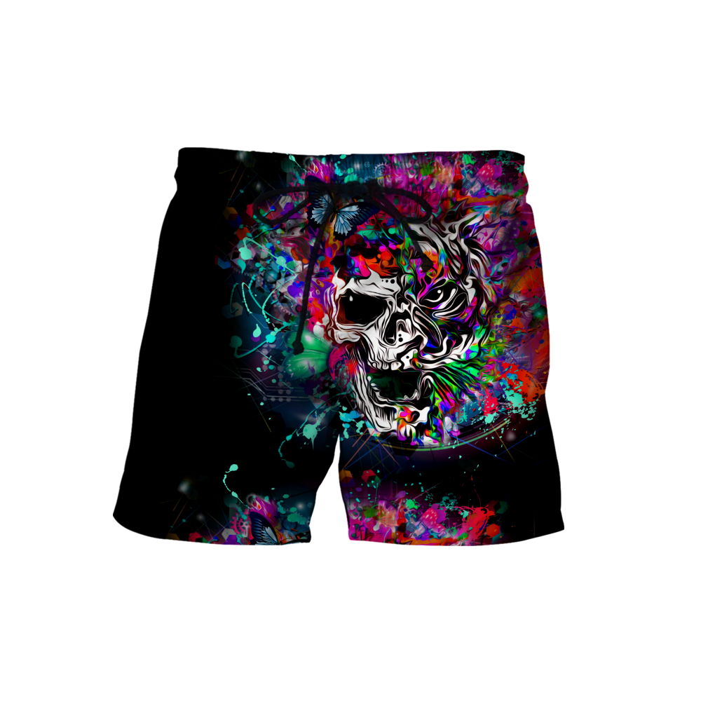Love Skull animal full color 3D all over printed for man and women QB06092002-Apparel-PL8386-Short-S-Vibe Cosy™