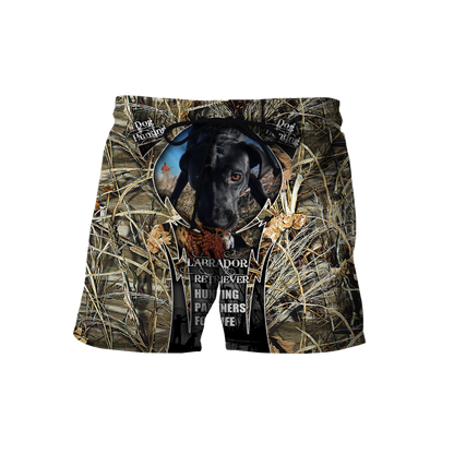 Hunting Labrador 3D Over Printed Unisex Deluxe Hoodie ML