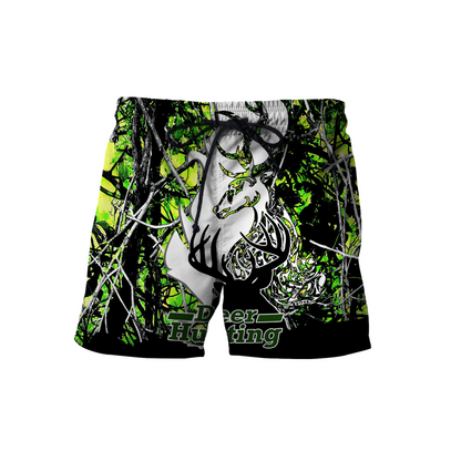 Light Green Deer Hunting 3D All Over Printed Shirts For Men LAM