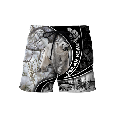 All Over Printed Polar Bear Hoodie VP03102001-MEI