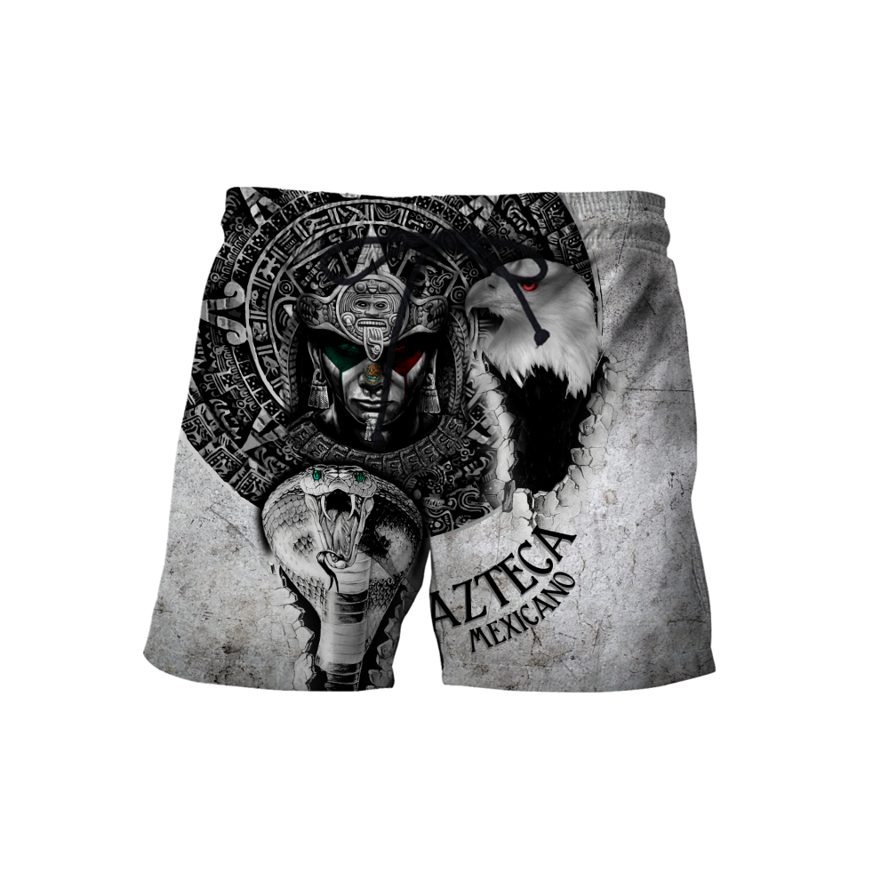 Mexican Aztec Warrior 3D All Over Printed Hoodie Shirt by SUN QB06302006-Apparel-SUN-Short-S-Vibe Cosy™