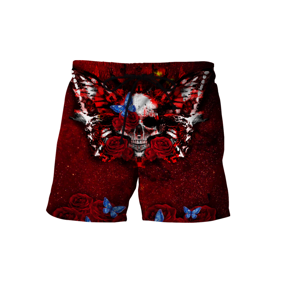 Butterfly Love Skull 3D all over printed for man and women QB05312002-Apparel-PL8386-Hoodie-S-Vibe Cosy™