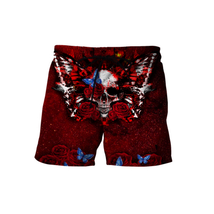 Butterfly Love Skull 3D all over printed for man and women QB05312002-Apparel-PL8386-Hoodie-S-Vibe Cosy™