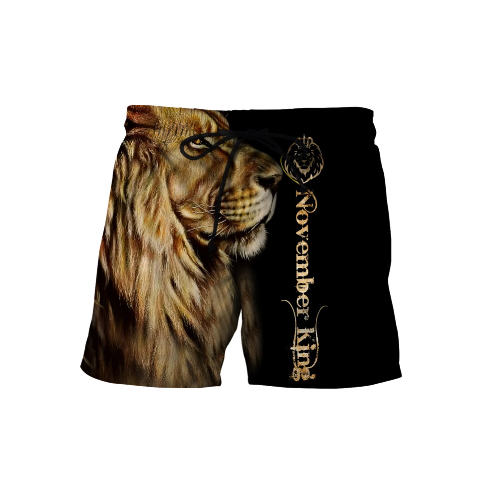 Custom Name November King 3D All Over Printed Unisex Shirts