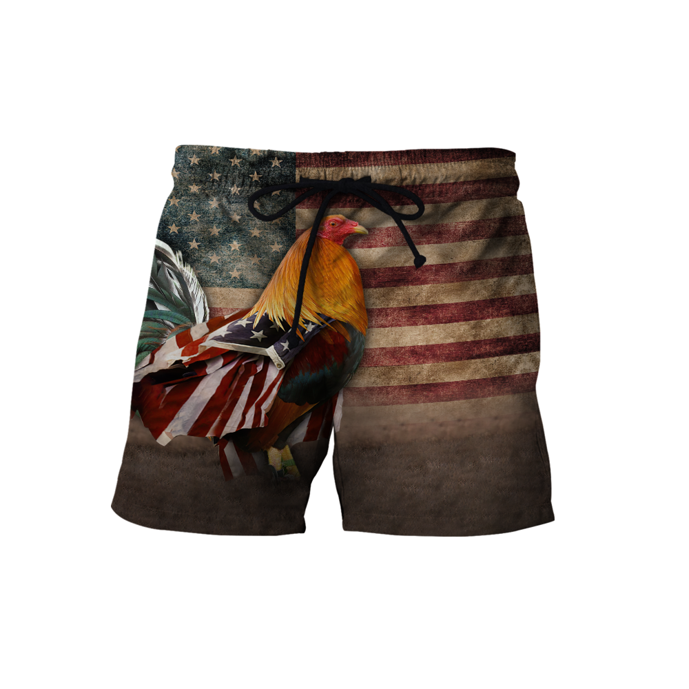 Premium Rooster 3D All Over Printed Unisex Shirts