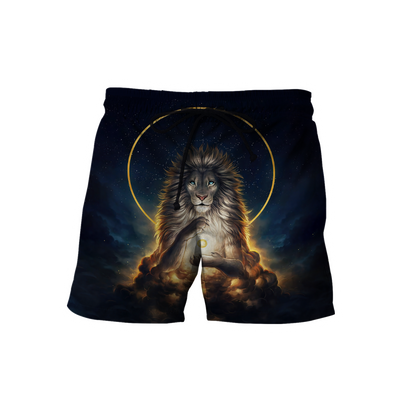 3D Magical Lion God Over Printed Hoodie