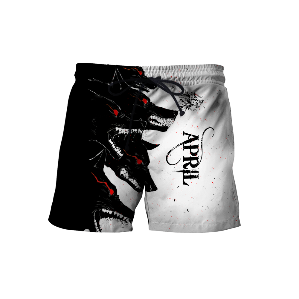 The Dark Wolf April 3D All Over Printed Unisex Deluxe Hoodie ML