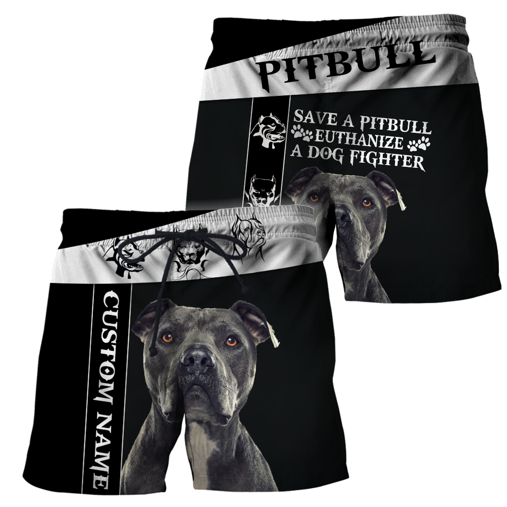 Personalized Save A Pitbull Euthanize A Dog Fighter Hoodie Shirt for Men and Women HHT07102011