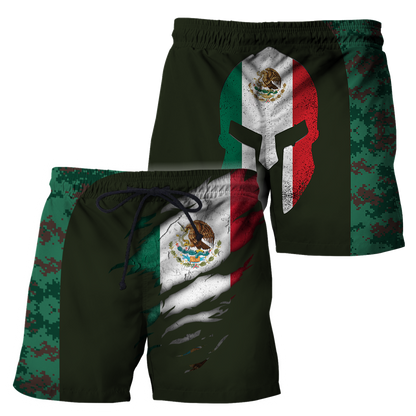 Mexican Coat Of Arm 3D All Over Printed Shirts DQB10142002