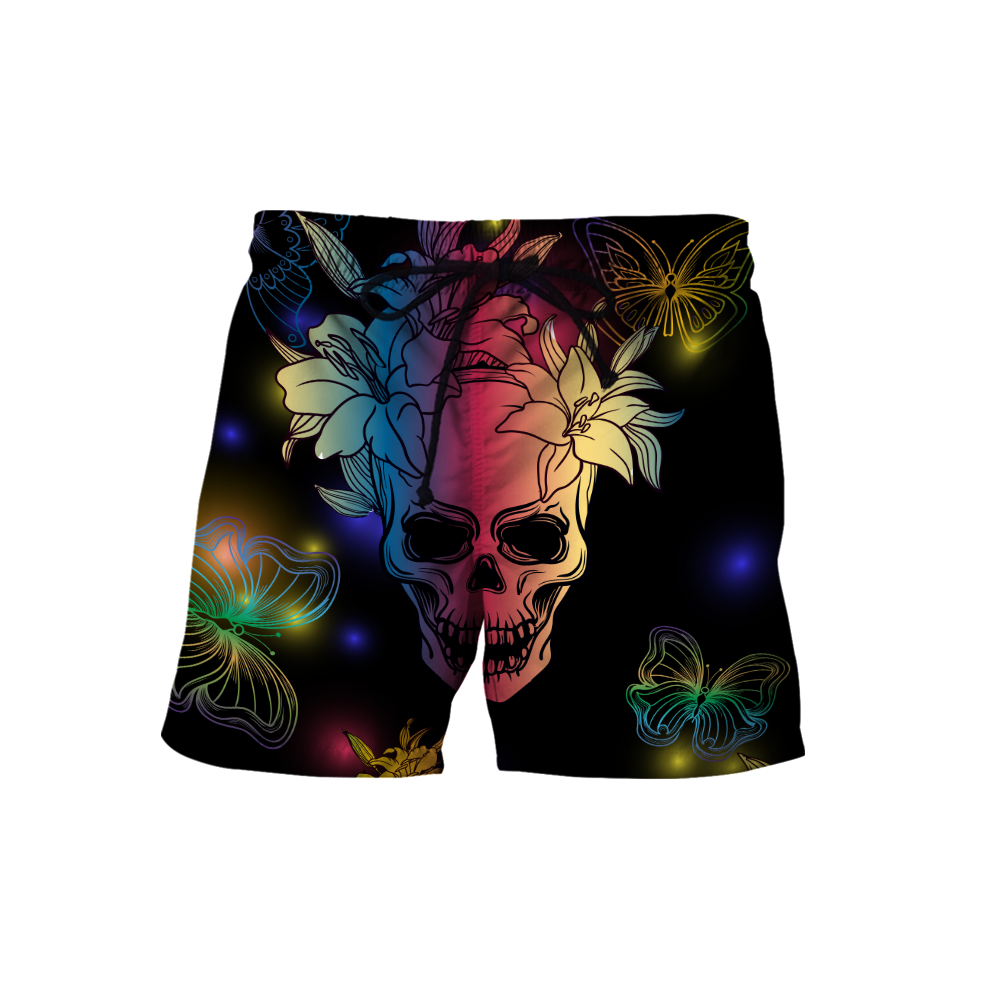 Love Skull 3D all over printed for man and women-Apparel-PL8386-Short-S-Vibe Cosy™