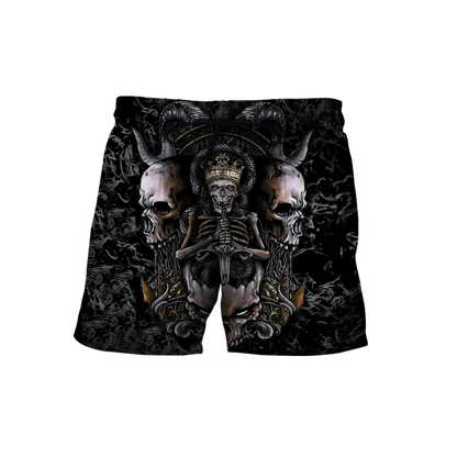 Skull King All Over Printed Hoodie For Men And Women MEI