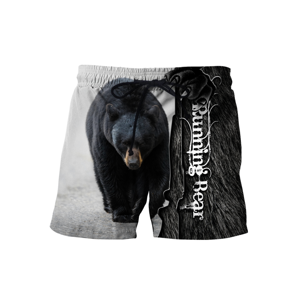 All Over Printed Bear Hoodie MEI09282001-MEI