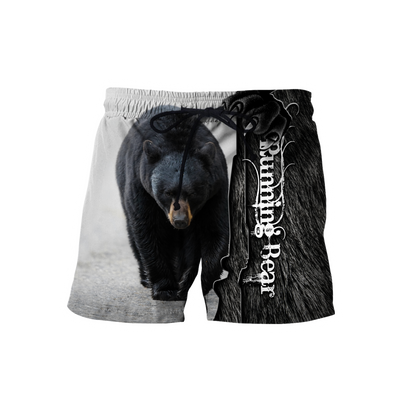 All Over Printed Bear Hoodie MEI09282001-MEI