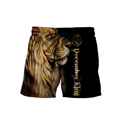 Custom Name December King 3D All Over Printed Unisex Shirts