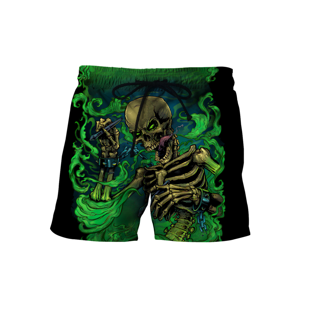 Skull get high 3D all over printed for man and women-Apparel-PL8386-Short-S-Vibe Cosy™