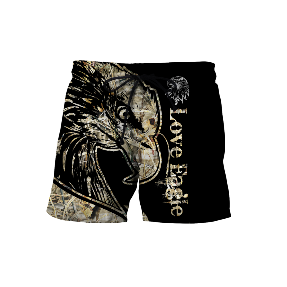 Eagle 3D All Over Printed Shirts For Men & Women-Apparel-TA-Shorts-S-Vibe Cosy™