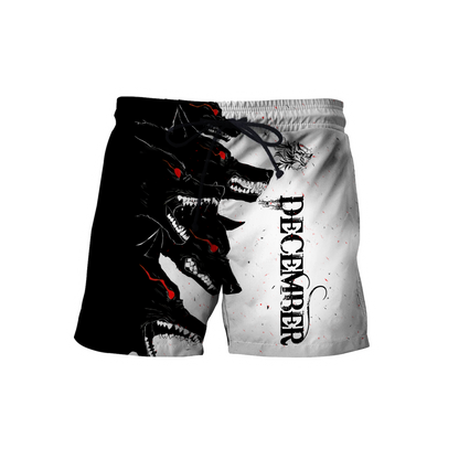 The Dark Wolf December 3D All Over Printed Unisex Deluxe Hoodie ML