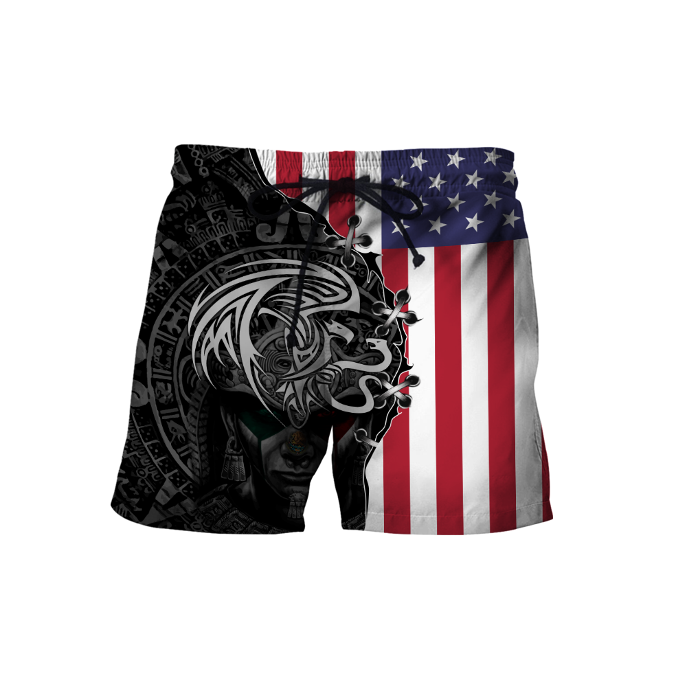 Mexico- US 3D All Over Printed Shirts For Men and Women-Apparel-TA-Hoodie-S-Vibe Cosy™