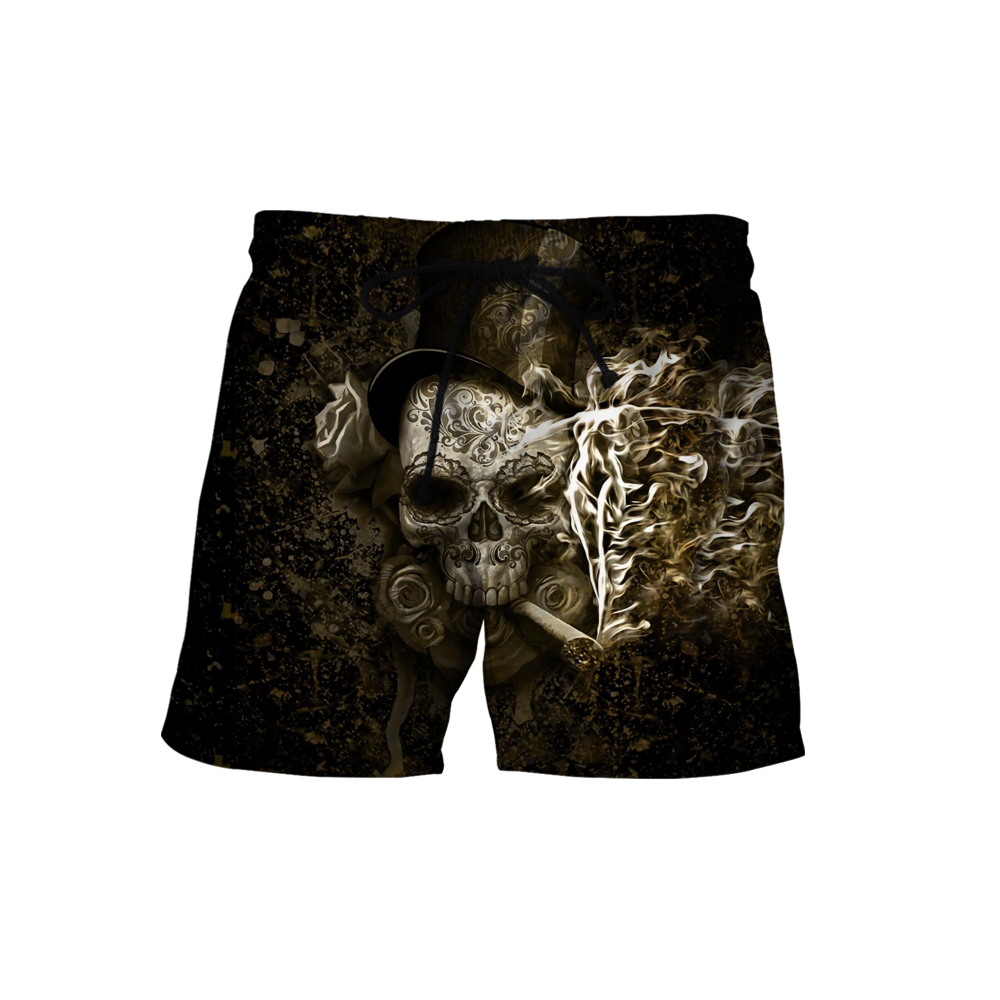 Smoking Skull By ML-Apparel-ML-Short-S-Vibe Cosy™