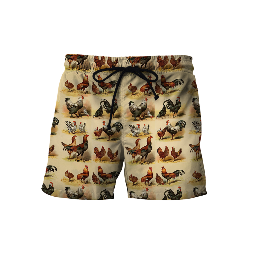 Premium Rooster 3D All Over Printed Unisex Shirts