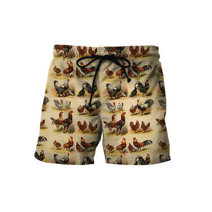 Premium Rooster 3D All Over Printed Unisex Shirts