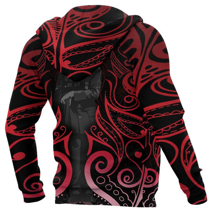 Anzac New Zealand Zip Hoodie, Light Silver Fern Full Zip Hoodie PL03032006 - Amaze Style™-Apparel