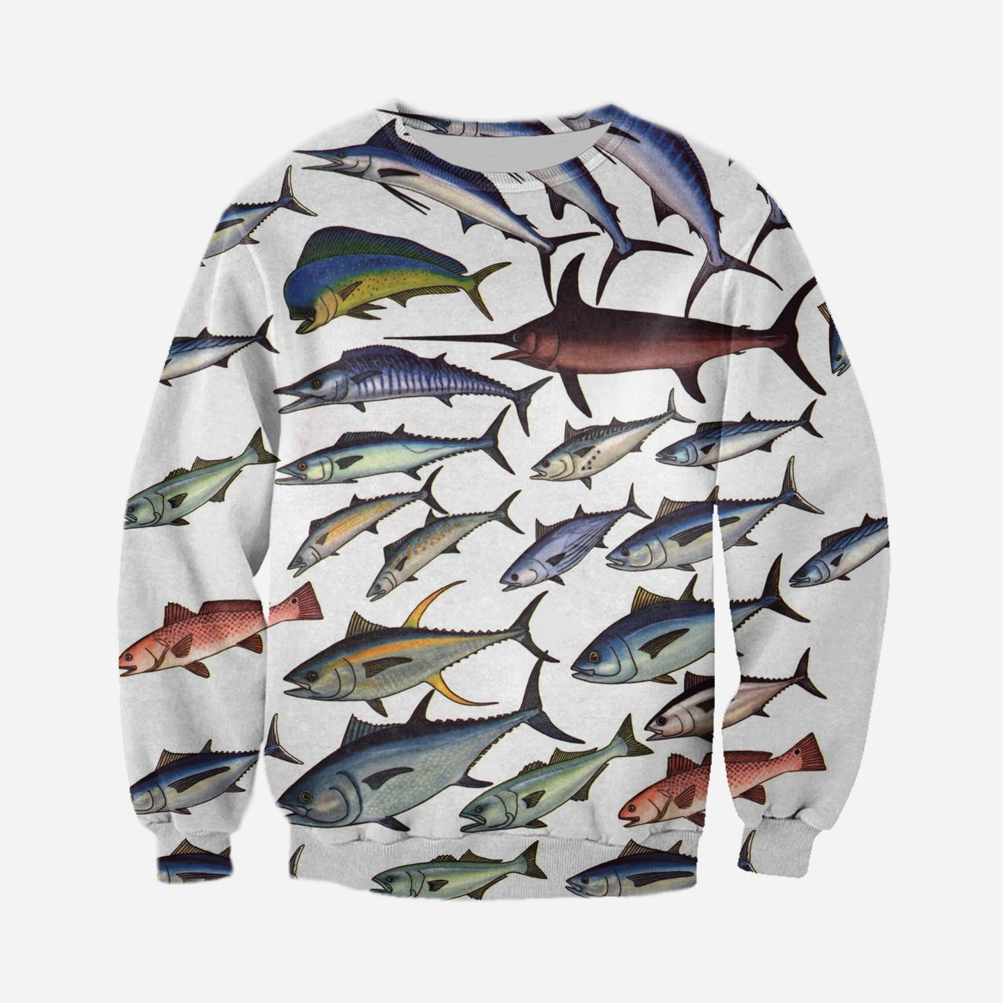 3D Printed Fish Clothes-Apparel-HP Arts-Sweatshirt-S-Vibe Cosy™
