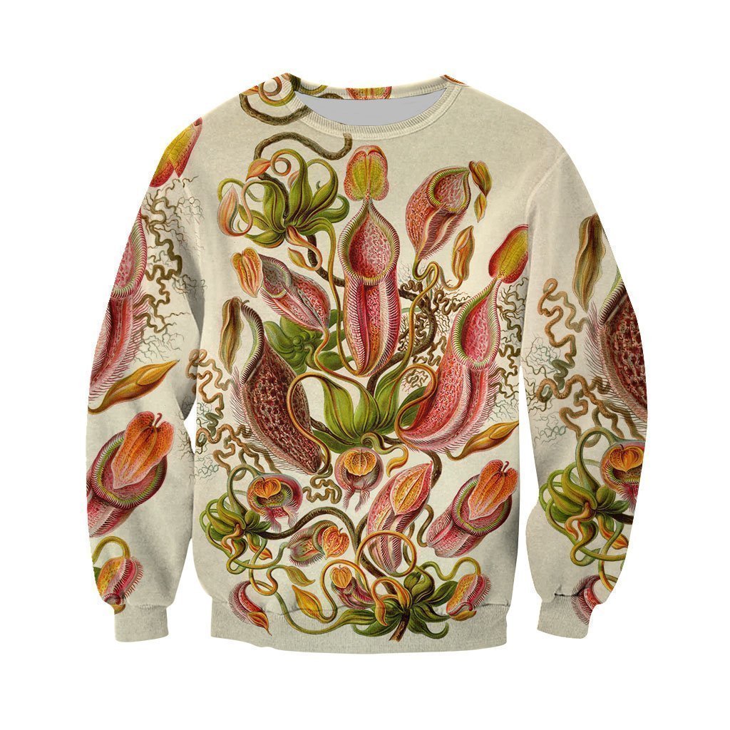 3D All Over Printed Carnivorous Plants Shirts And Shorts-Apparel-HP Arts-Sweatshirt-S-Vibe Cosy™