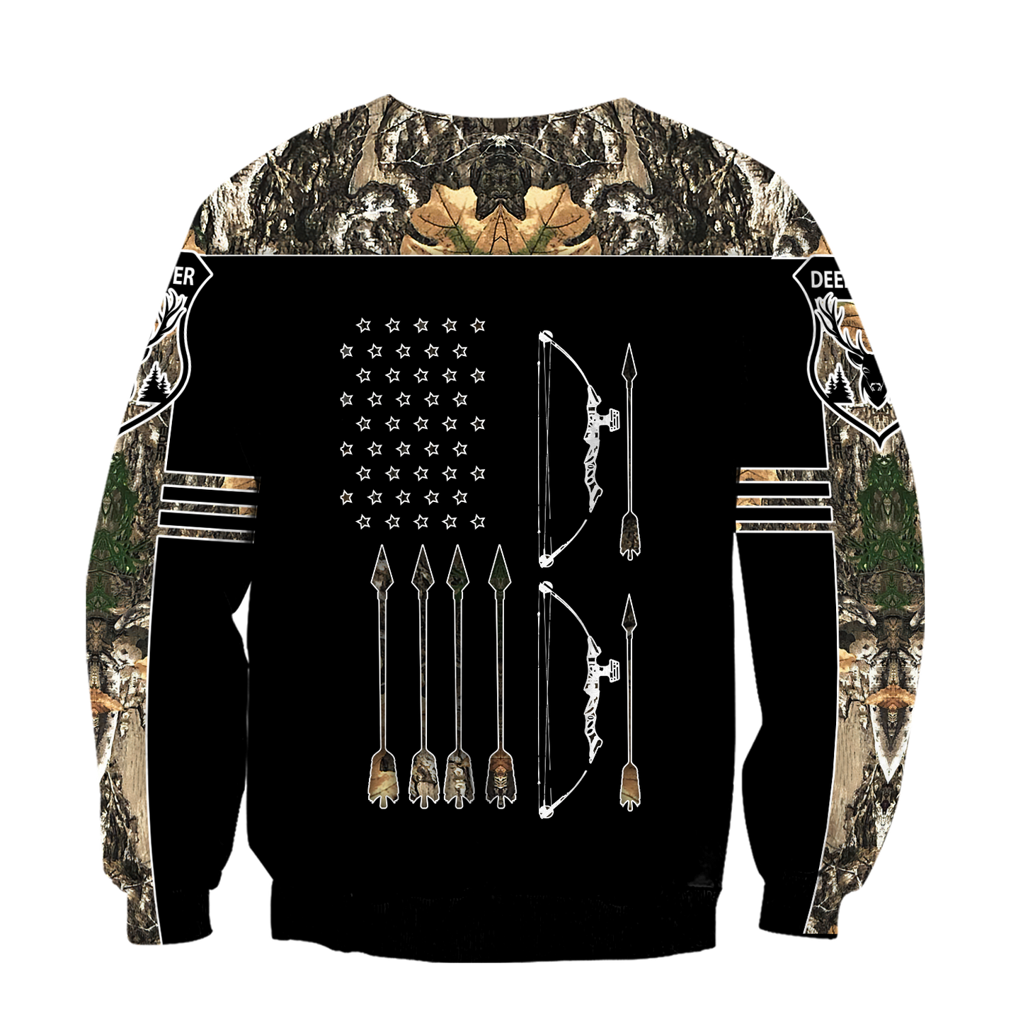 Bow Hunting Camo 3D All Over Printed Hoodie DL20262011