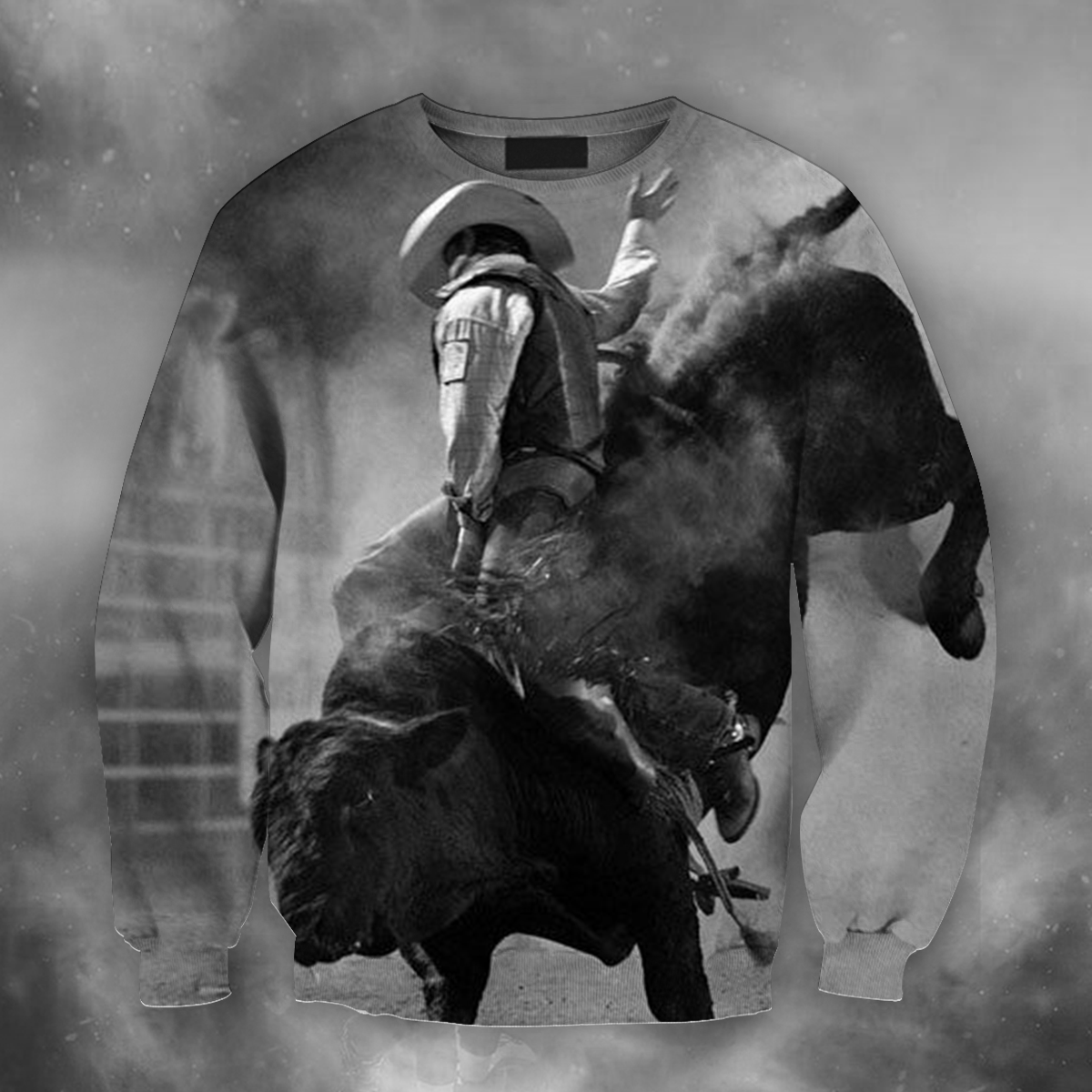3D All Over Print Professional Bull Riders-Apparel-PHLong-Sweatshirt-S-Vibe Cosy™