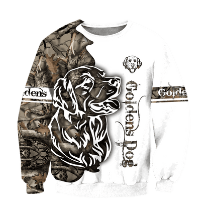 Goldens Dog 3D All Over Printed shirt & short for men and women PL