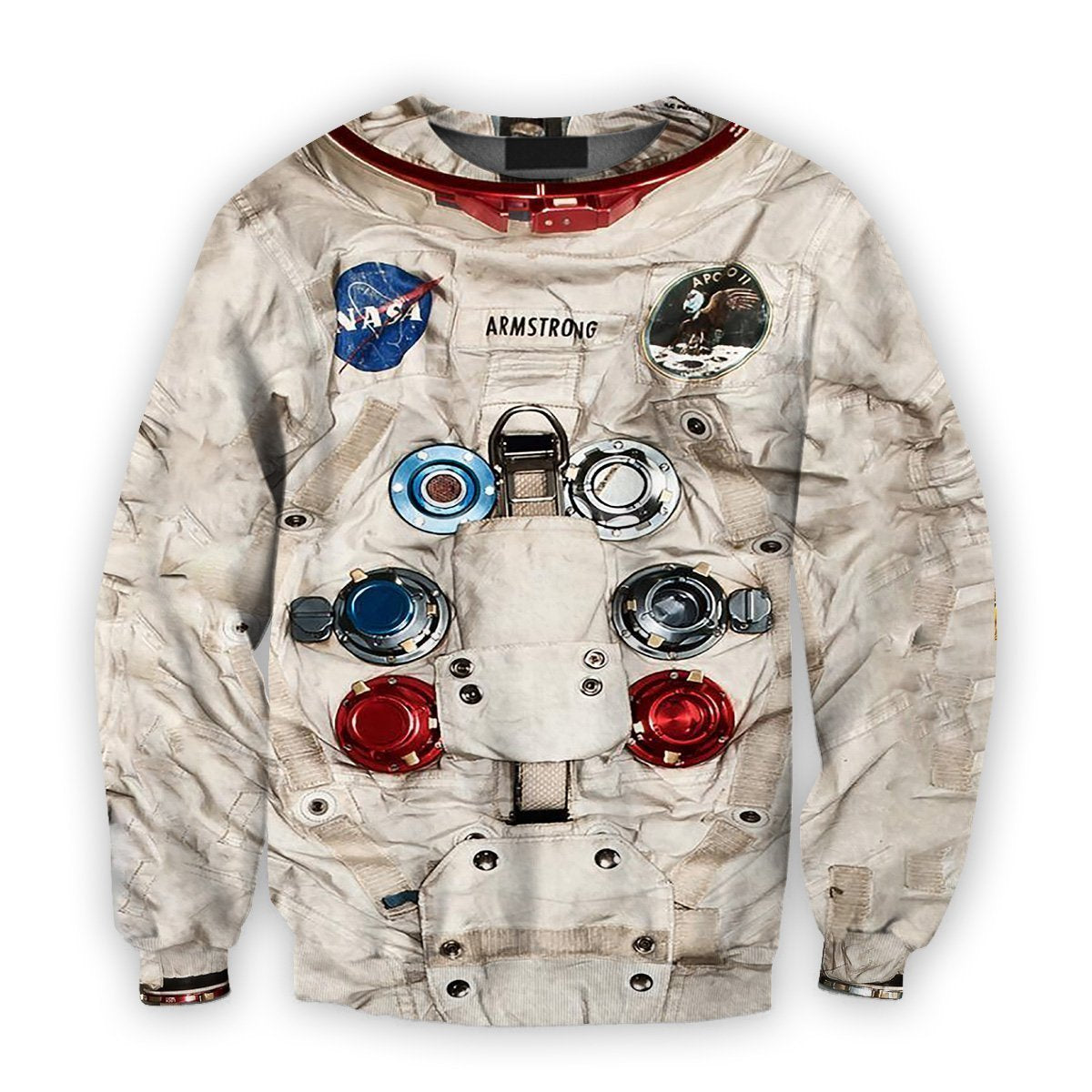 3D all over print space suit-Apparel-HbArts-Sweatshirt-S-Vibe Cosy™