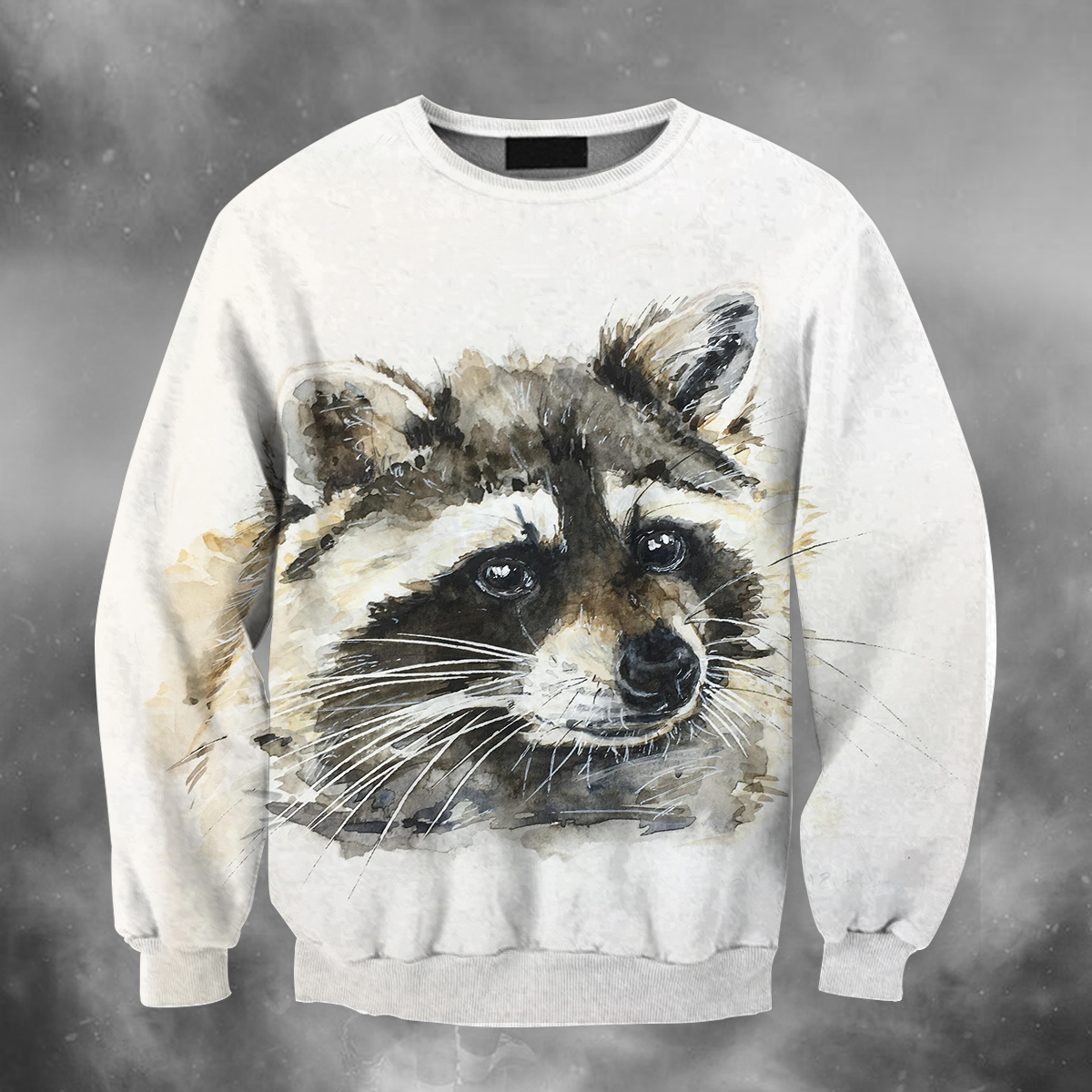 All Over Print Raccoon 01-Apparel-HbArts-Sweatshirt-S-Vibe Cosy™