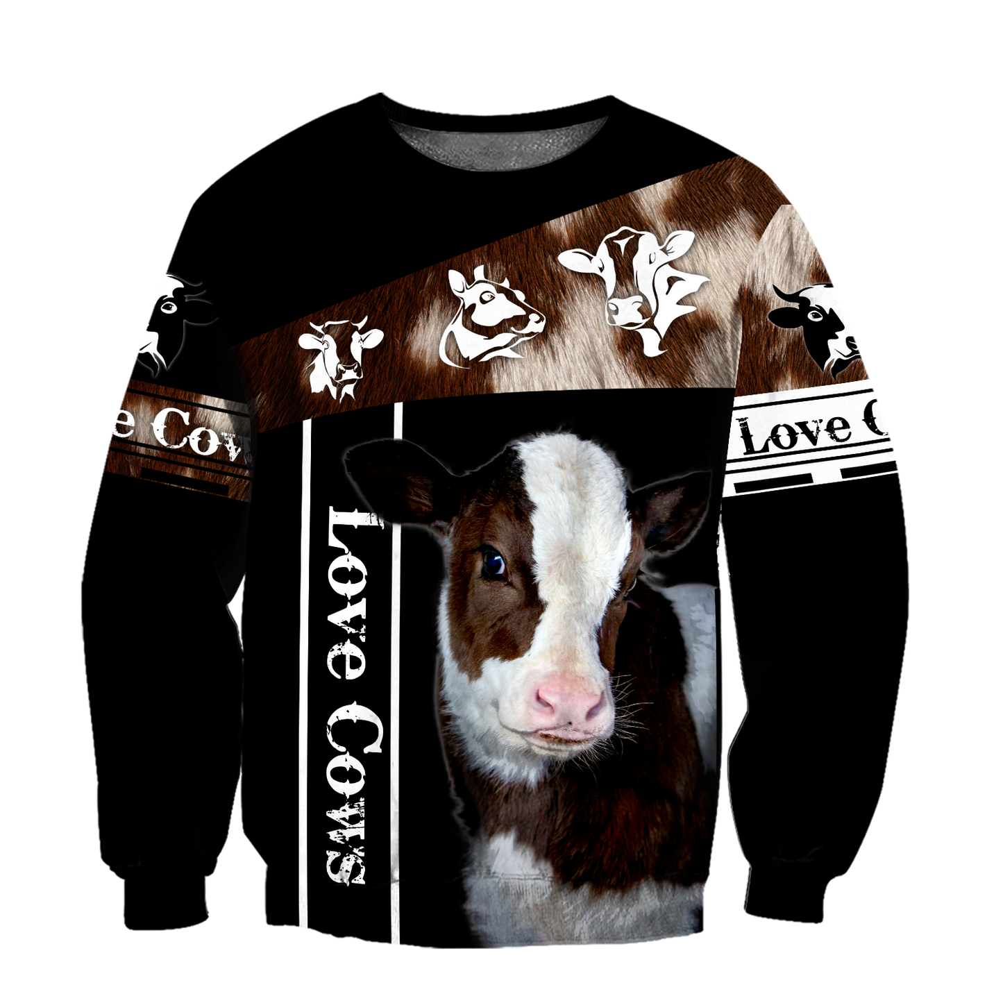 Love Cows - Happy Farm 3D All Over Printed Shirts