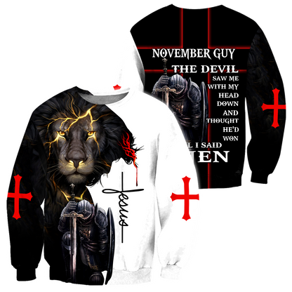 November Guy- Untill I Said Amen 3D All Over Printed Shirts For Men and Women Pi250501S11