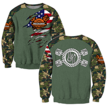 Mechanic Camo 3D All Over Printed Hoodie For Men and Women Pi15092005S1