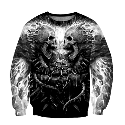 Premium Skull Tattoo 3D All Over Printed Unisex Shirts