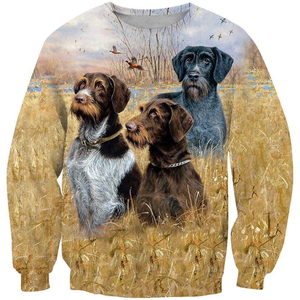 All Over Printed Great Hunting Dog Shirts-Apparel-HbArts-Sweatshirt-S-Vibe Cosy™