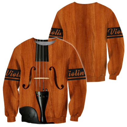 Violin 3D All Over Printed Shirts For Men and Women HAC300703-Apparel-TT-Sweatshirt-S-Vibe Cosy™