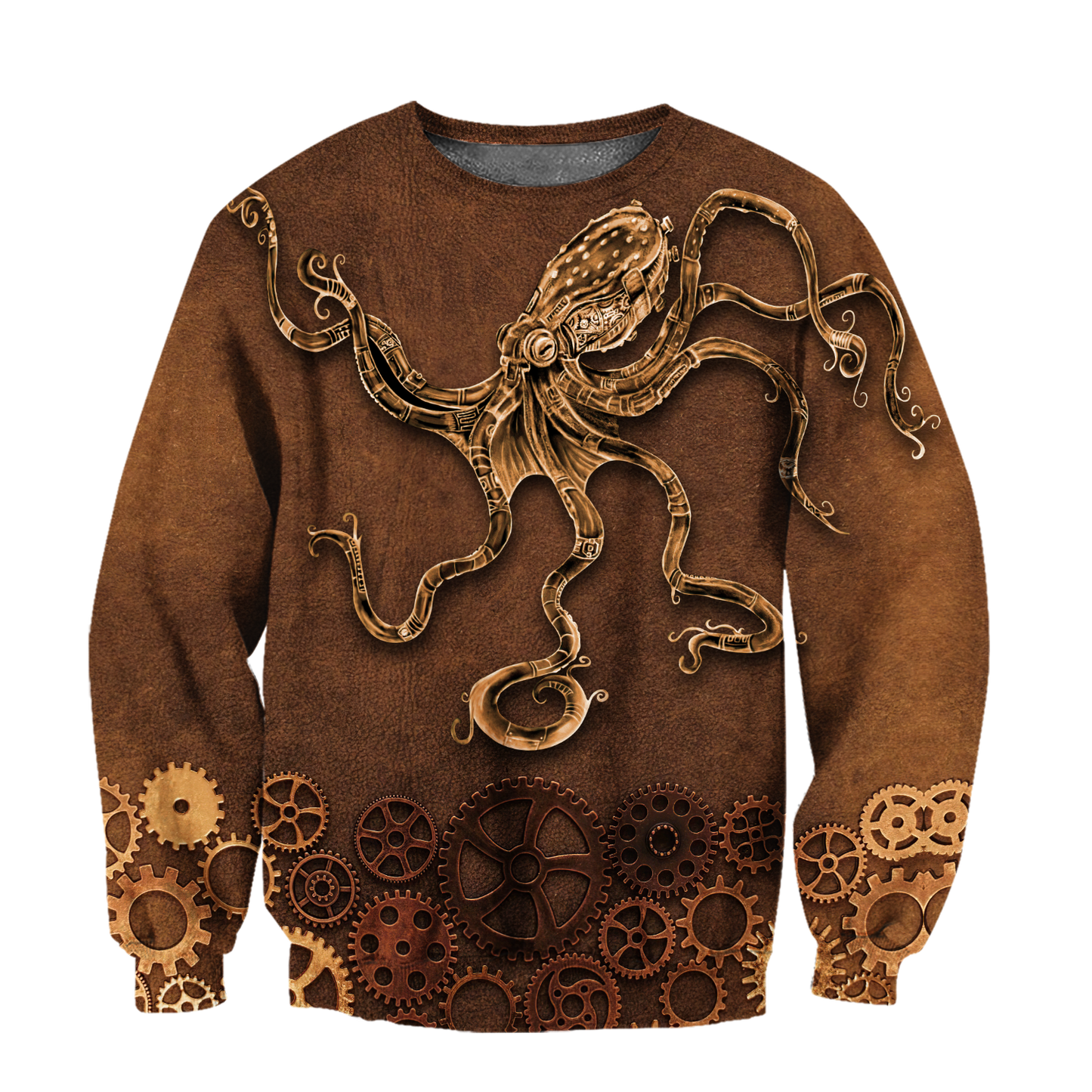 Octopus Steampunk Mechanic All Over Printed Hoodie For Men and Women DD11102001CL-NDD