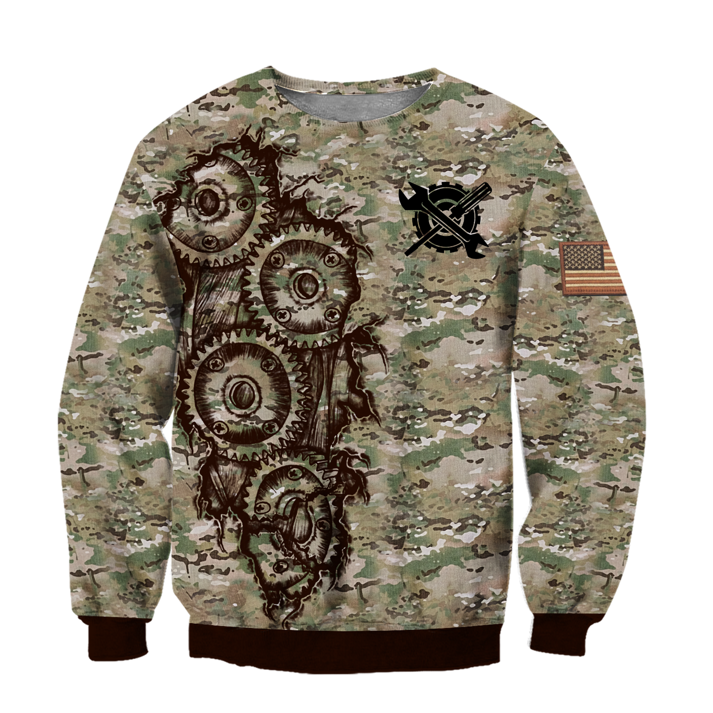 Mechanic Camo 3D All Over Printed Hoodie For Men and Women TN15092003